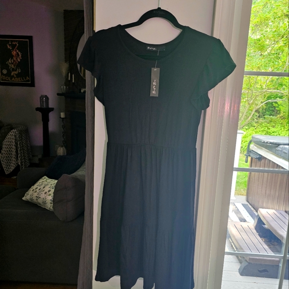Black Midi Dress